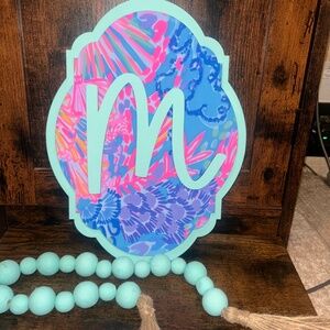 Lilly Pulitzer inspired sign